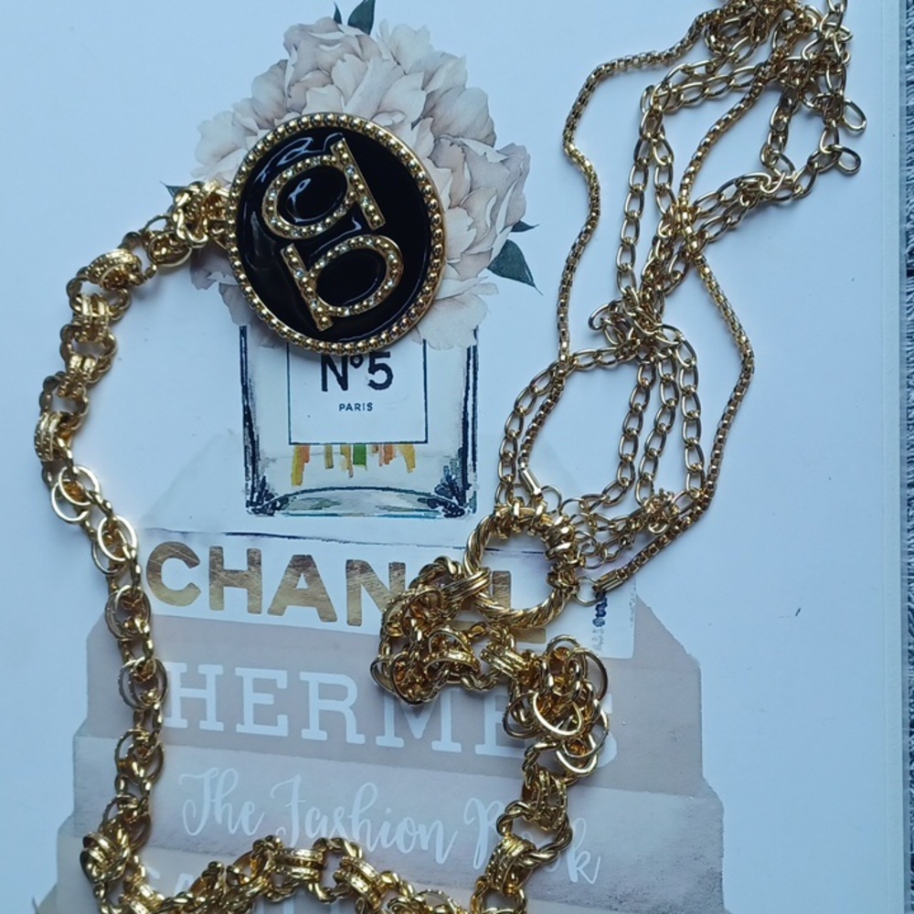Bebe  gold chain belt